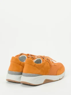 Gabor Comfort – Sneaker aus Veloursleder orange