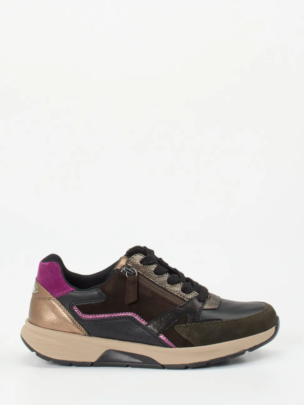 Gabor Comfort – Sneaker aus Velours- und Glattleder