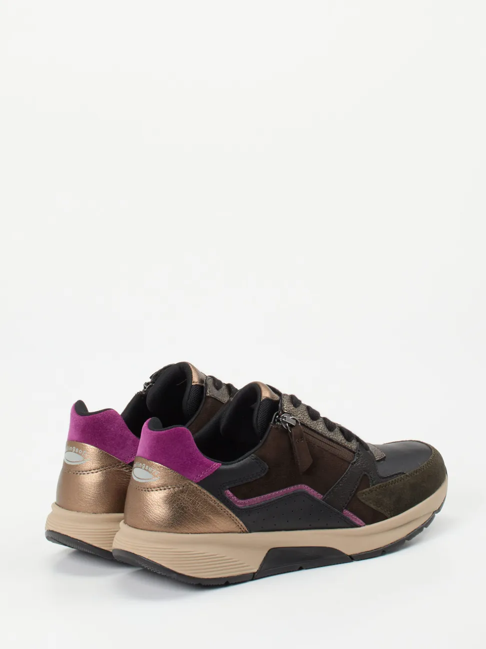 Gabor Comfort – Sneaker aus Velours- und Glattleder