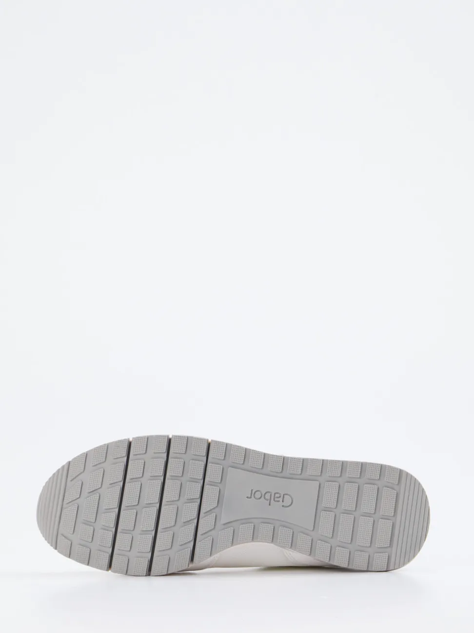 Gabor Comfort – Sneaker aus Kalbleder und Mesh Offwhite