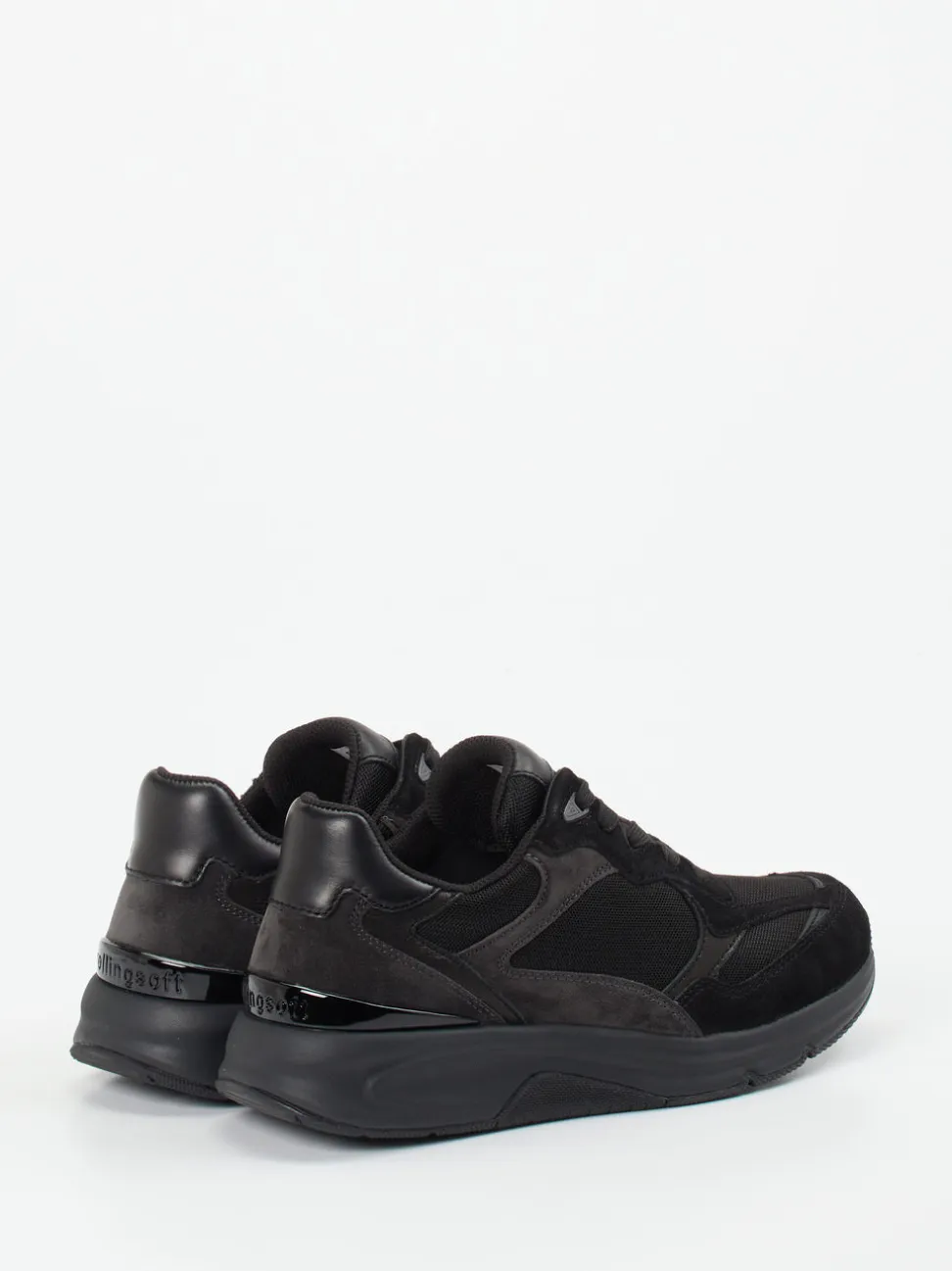Gabor Comfort – Sneaker aus Veloursleder schwarz