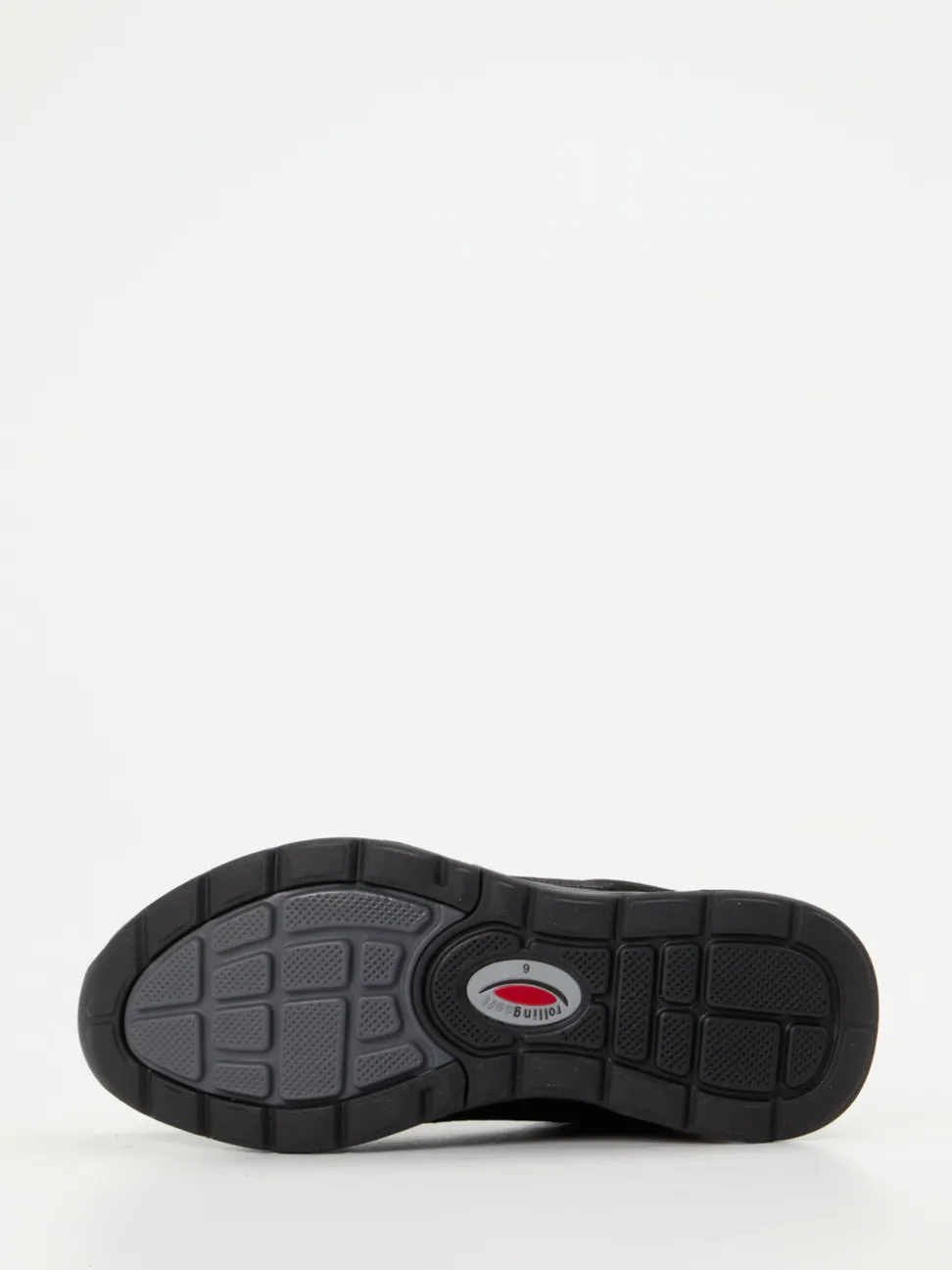 Gabor Comfort – Sneaker aus Veloursleder und Mesh schwarz
