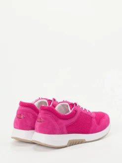Gabor Comfort – Sneaker aus Veloursleder pink