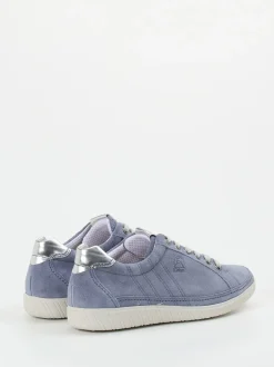 Gabor Comfort – Sneaker aus Veloursleder jeansblau
