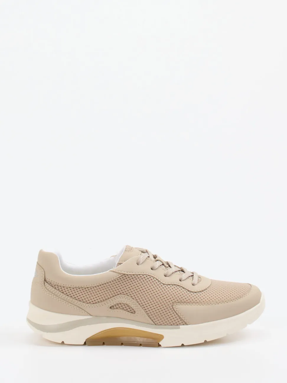 Gabor Comfort – Sneaker aus Textil und Mesh beige