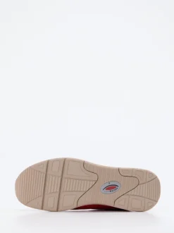 Gabor Comfort – Sneaker aus Veloursleder und Mesh rot