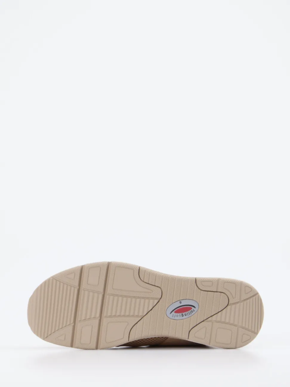 Gabor Comfort – Sneaker aus Veloursleder und Textil beige