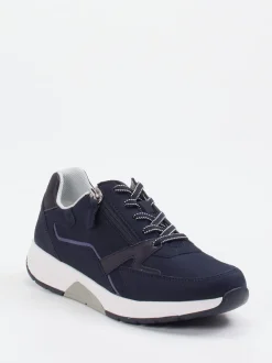 Gabor Comfort – Sneaker aus Nubukleder Dunkelblau
