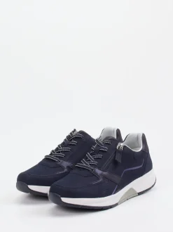 Gabor Comfort – Sneaker aus Nubukleder Dunkelblau