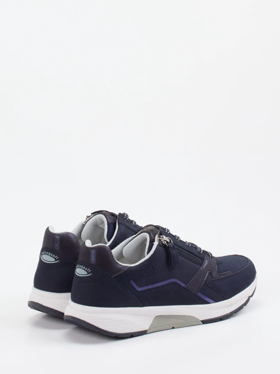 Gabor Comfort – Sneaker aus Nubukleder Dunkelblau