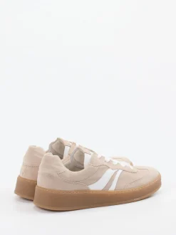 Gabor Comfort – Sneaker aus Veloursleder beige