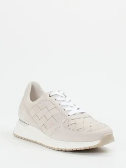 Gabor Comfort – Sneaker aus Nubukleder in Flechtoptik