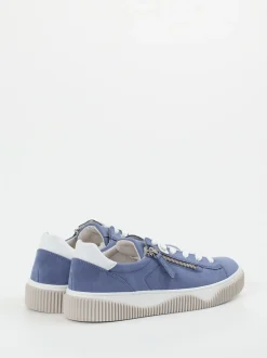 Gabor Comfort – Sneaker aus Nubukleder in Jeansblau