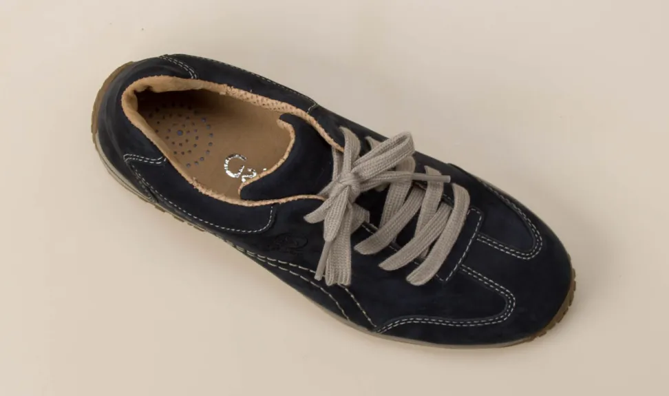 Gabor Comfort – Sneaker aus Nubukleder dunkelblau