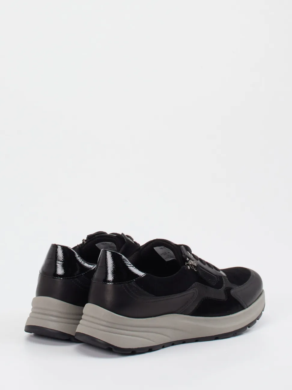 Gabor Comfort – Sneaker aus Veloursleder Schwarz