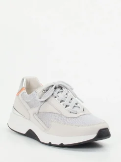 Gabor Comfort – Sneaker aus Nubukleder in Grau