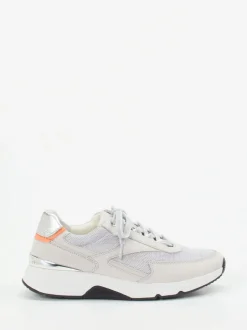 Gabor Comfort – Sneaker aus Nubukleder in Grau