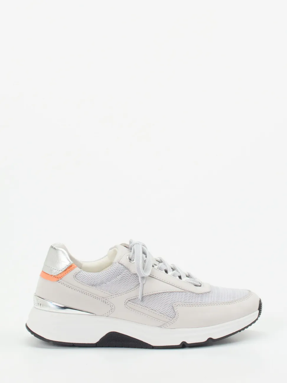 Gabor Comfort – Sneaker aus Nubukleder in Grau