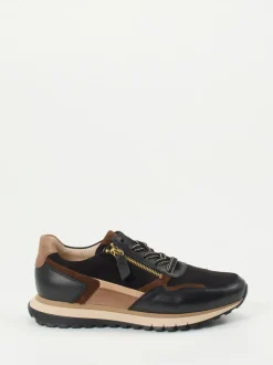 Gabor Comfort – Sneaker aus Veloursleder Schwarz