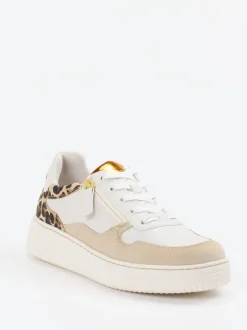 Gabor Comfort – Sneaker aus Kalbleder mit Leoprint