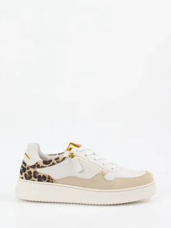 Gabor Comfort – Sneaker aus Kalbleder mit Leoprint
