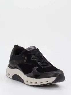 Gabor Comfort – Sneaker aus Veloursleder Schwarz