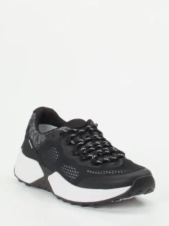 Gabor Comfort – Sneaker aus veganem Mesh schwarz