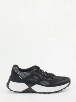 Gabor Comfort – Sneaker aus veganem Mesh schwarz