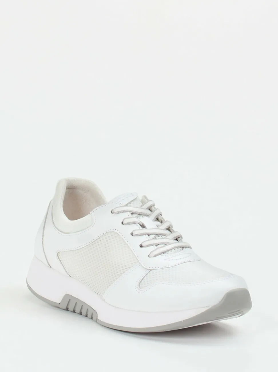 Gabor Comfort – Sneaker aus Kalbleder Offwhite