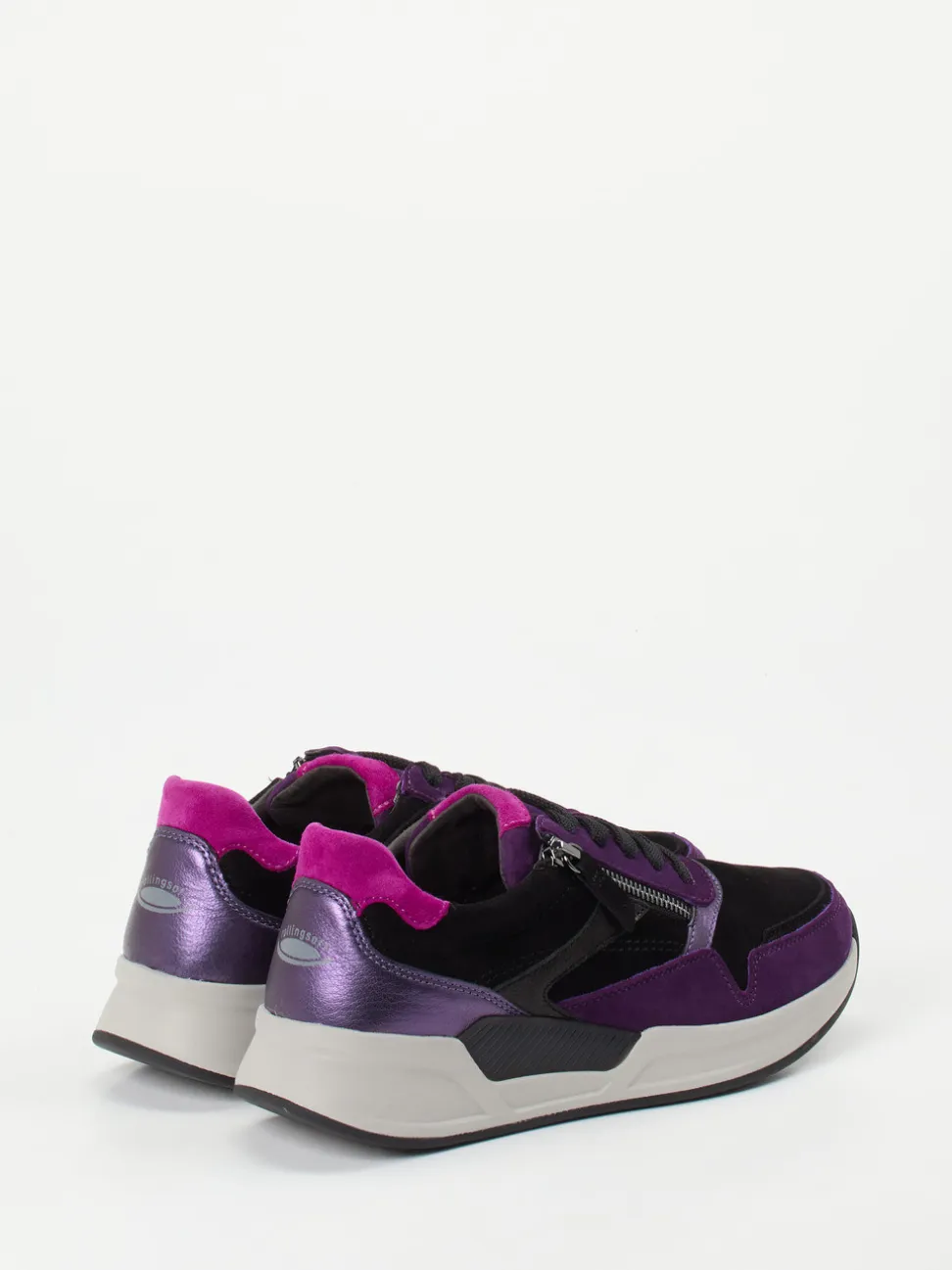 Gabor Comfort – Sneaker aus Veloursleder violett