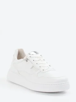 Gabor Comfort – Sneaker aus Kalbleder weiß