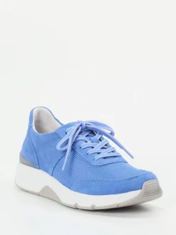 Gabor Comfort – Sneaker aus Veloursleder blau