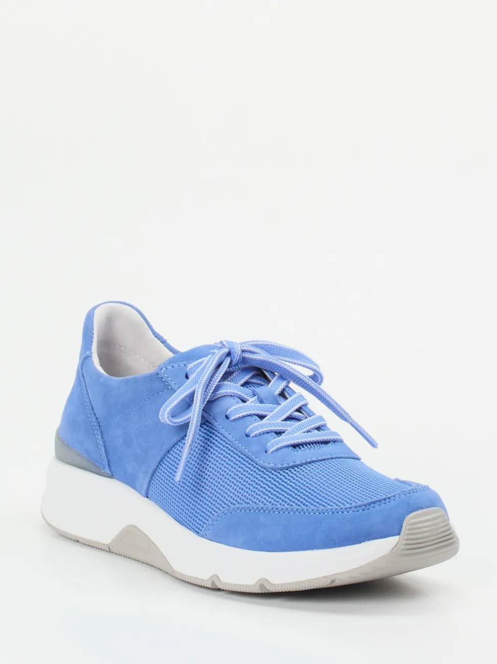 Gabor Comfort – Sneaker aus Veloursleder blau