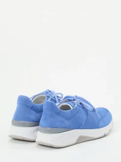 Gabor Comfort – Sneaker aus Veloursleder blau