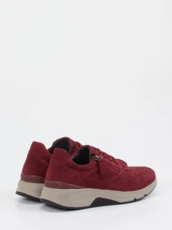 Gabor Comfort – Sneaker aus Nubukleder Bordeauxrot