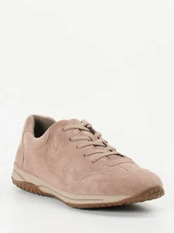 Gabor Comfort – Sneaker aus Veloursleder Rosébeige