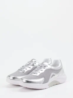 Gabor Comfort – Sneaker aus Textil mit Metallic-Optik