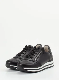 Gabor Comfort – Sneaker aus Lammleder Schwarz