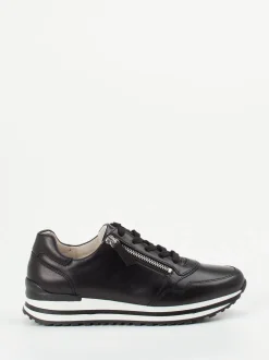 Gabor Comfort – Sneaker aus Lammleder Schwarz