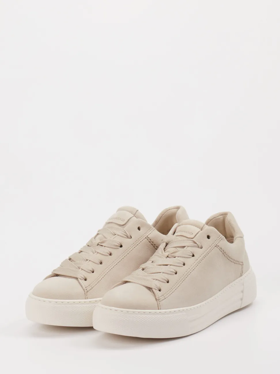 Gabor Comfort – Sneaker aus Veloursleder Beige