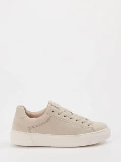 Gabor Comfort – Sneaker aus Veloursleder Beige