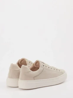 Gabor Comfort – Sneaker aus Veloursleder Beige