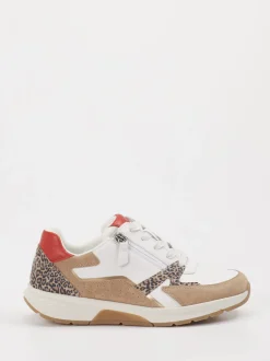 Gabor Comfort – Sneaker aus Leder mit Animalprint