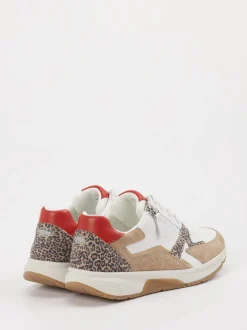 Gabor Comfort – Sneaker aus Leder mit Animalprint