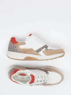 Gabor Comfort – Sneaker aus Leder mit Animalprint