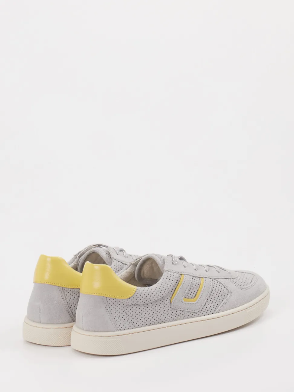 Gabor Comfort – Sneaker aus Veloursleder Hellgrau