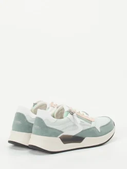 Gabor Comfort – Sneaker aus Kalbleder in Mintgrün