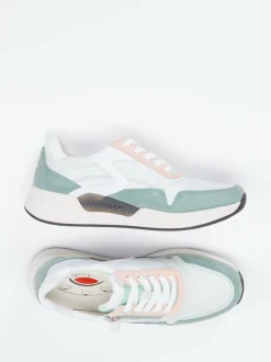 Gabor Comfort – Sneaker aus Kalbleder in Mintgrün