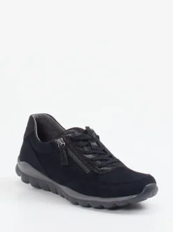 Gabor Comfort – Sneaker aus Nubukleder Blau