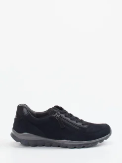 Gabor Comfort – Sneaker aus Nubukleder Blau
